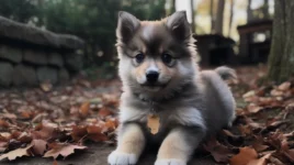 7 Weeks Old Pomsky Puppies So Cute And Energetic!