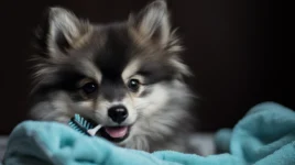 BEAUTIFUL FULLY GROWN POMSKY (SIBERIEN HUSKY/POMERANIAN)