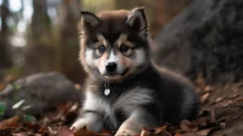 Pomsky puppy