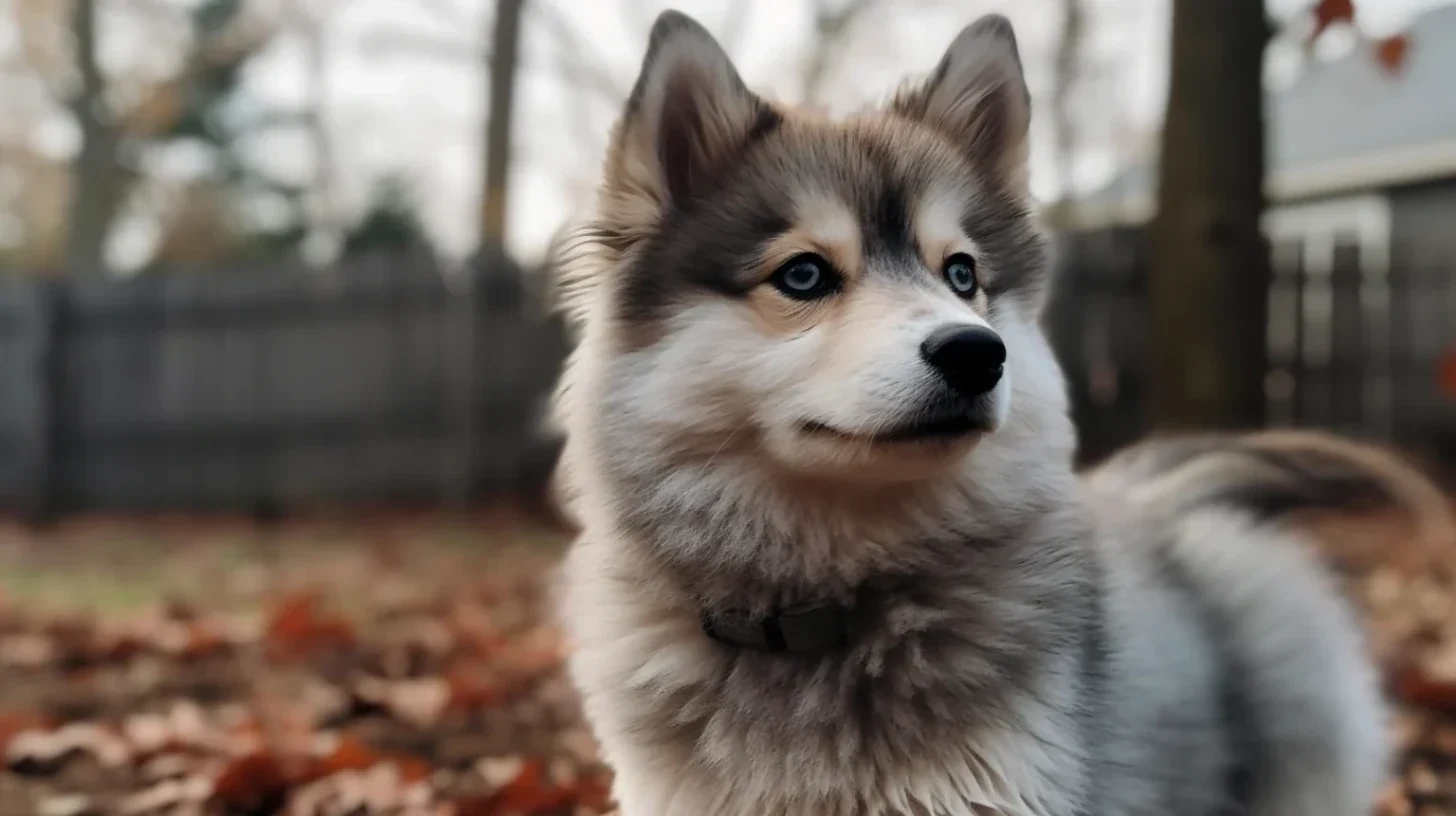 Small northern-type puppy outdoors for a Corgsky vs Pomsky owner-fit decision guide