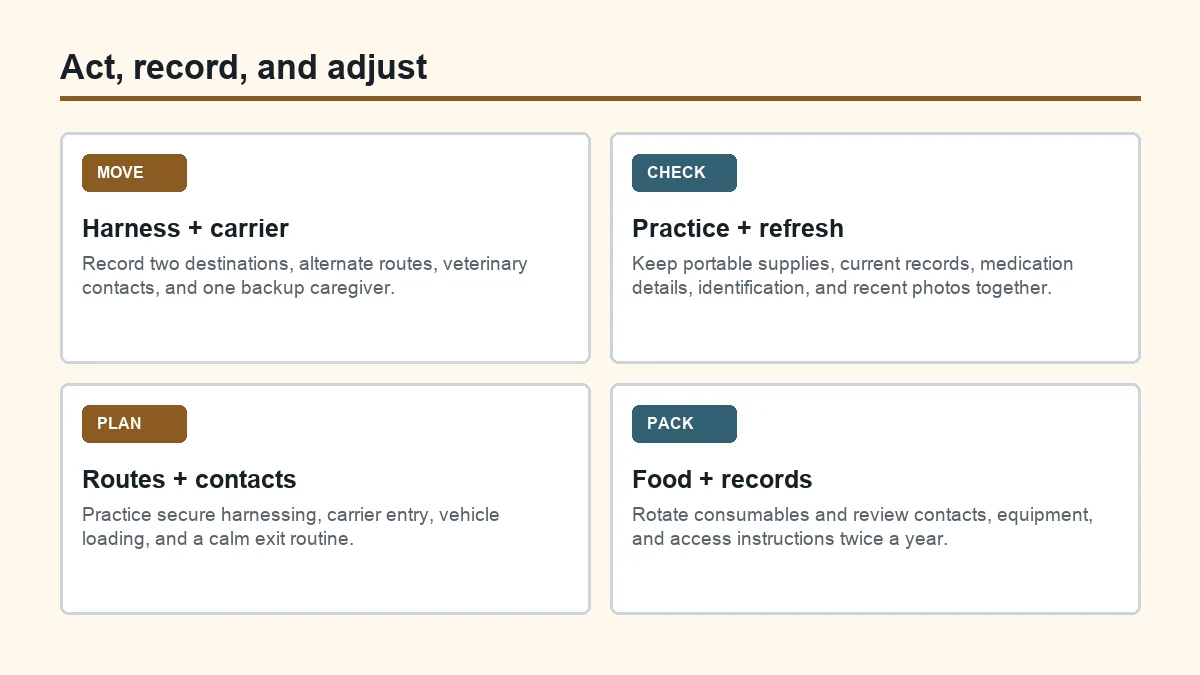 Make transport boring and repeatable: practical Pomsky checklist diagram