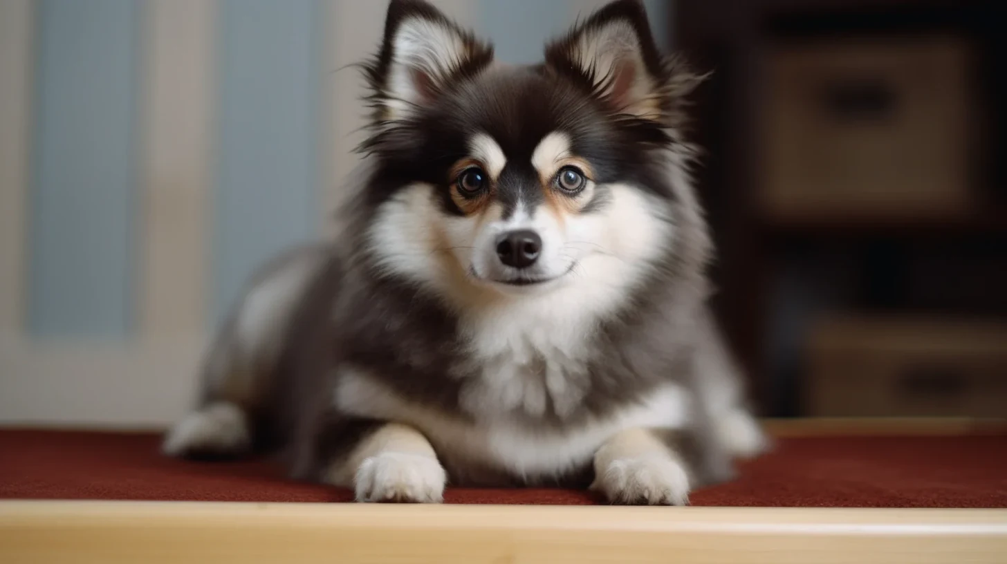 Pomsky with a thick coat for a leave-in conditioner safety and coat care decision guide