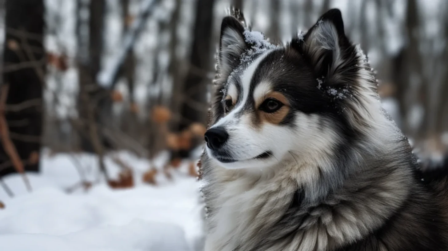 Pomsky with a thick coat for a shaving trim clip and groomer decision guide