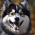 Pomsky, 4 Months old Trained