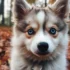 Adorable Teacup Pomskies with Stunning Blue Eyes