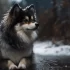 Adult Pomsky with Blue Eyes: A Guide to Appearance and Personality Traits